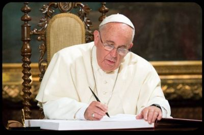 Hist�rica enc�clica: El Papa Francisco pone 