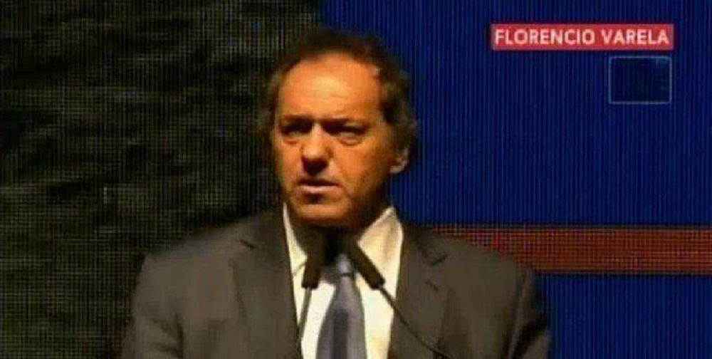 Scioli polariza con Macri: 