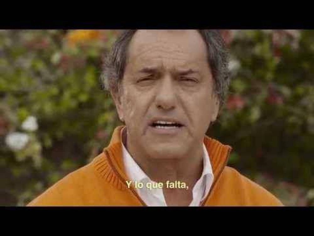 La f�rmula Scioli-Zannini ya tiene el primer spot de campa�a