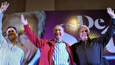 Tras la postulaci�n de Zannini, la campa�a provincial se nacionaliz�