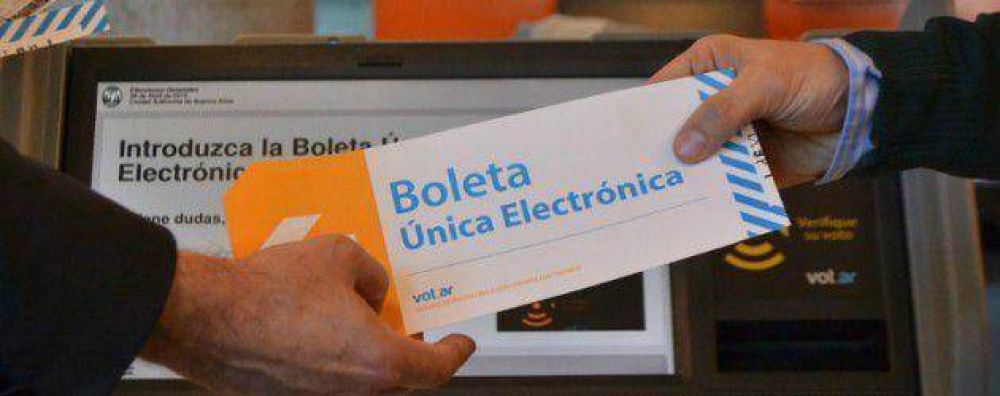 Por ley la Ciudad deber� capacitar sobre la boleta electr�nica