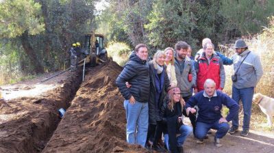Comenz� obra de agua potable en Ladera Norte
