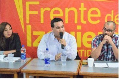 El Frente de Izquierda present� candidatos en San Isidro