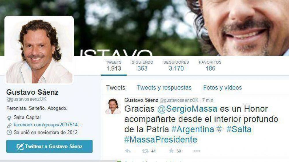 S�enz confirm� su candidatura en un tuit