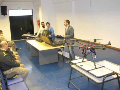 Presentaron cuatro drones destinados al �rea de seguridad