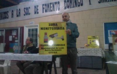 Instalan alarmas comunitarias en el barrio Sarmiento