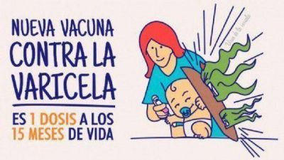 Vacunas contra la varicela: Llegaron a la provincia 7.080 dosis