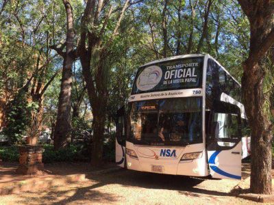 Estos son los buses que trasladar�n a los obispos durante la visita papal