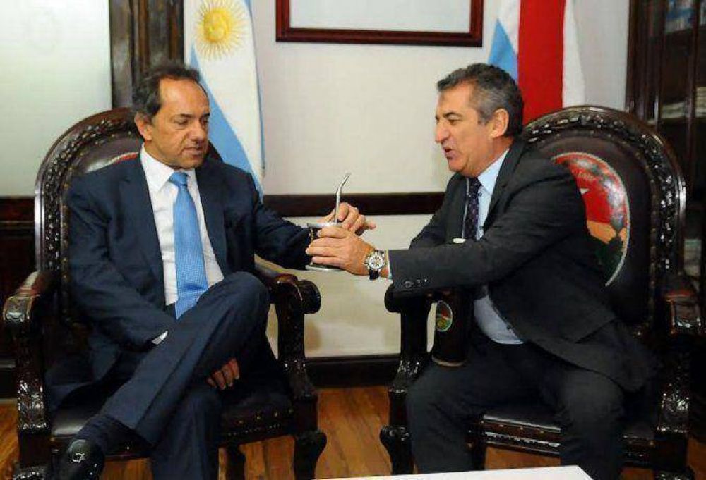 Scioli en Paran�: 