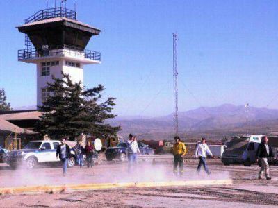 Hay cerro, hay nieve, pero no hay aviones