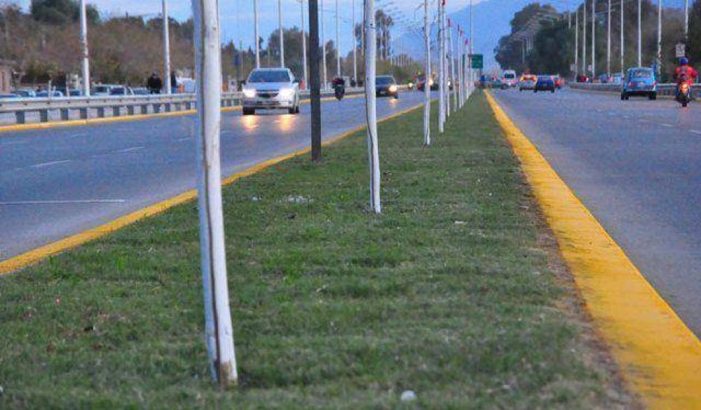 Inauguraron importante obra de riego por goteo en el Conector Sur