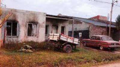 Una estufa garrafera provoc� un incendio en una casa