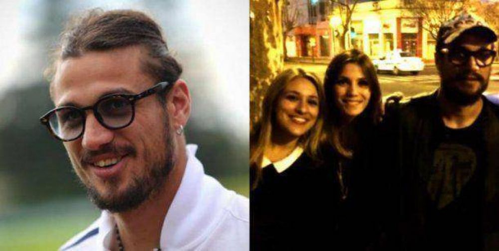 Reapareci� el jugador Daniel Osvaldo tras la separaci�n