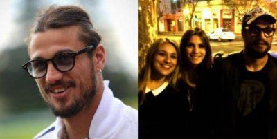 Reapareci� el jugador Daniel Osvaldo tras la separaci�n