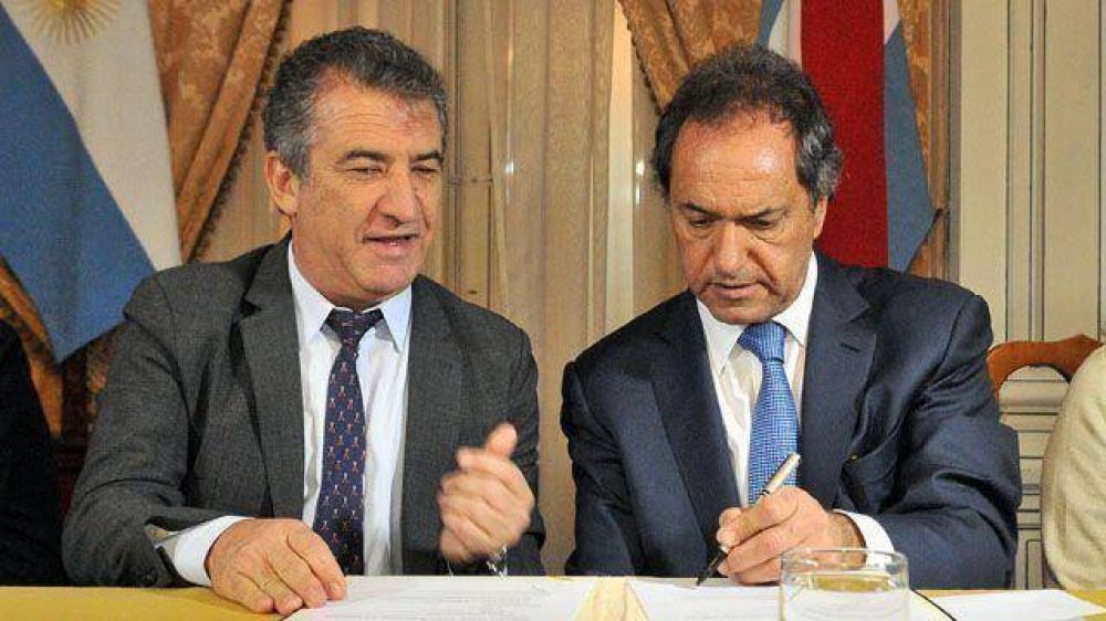 Scioli dej� por escrito las obras que prometi� para Entre R�os