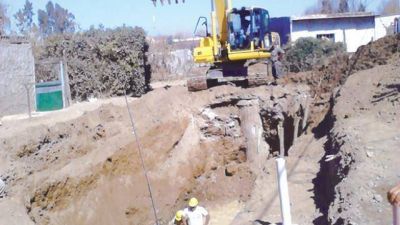 Aguas del Norte puso fin a dos derrames cloacales en el r�o Arenales, que datan de 1975