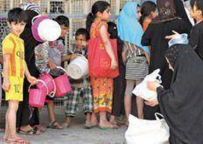 Hay tres millones de desplazados en Irak