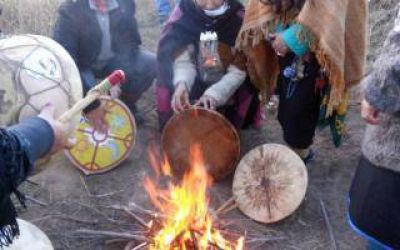 La Comunidad Mapuche recuper� restos �seos de 2700 a�os de antig�edad