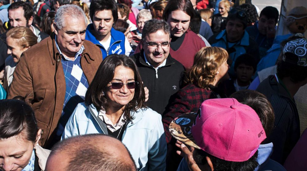 Copacci y Ra�l Jalil almorzaron en el Barrio San Antonio Sur
