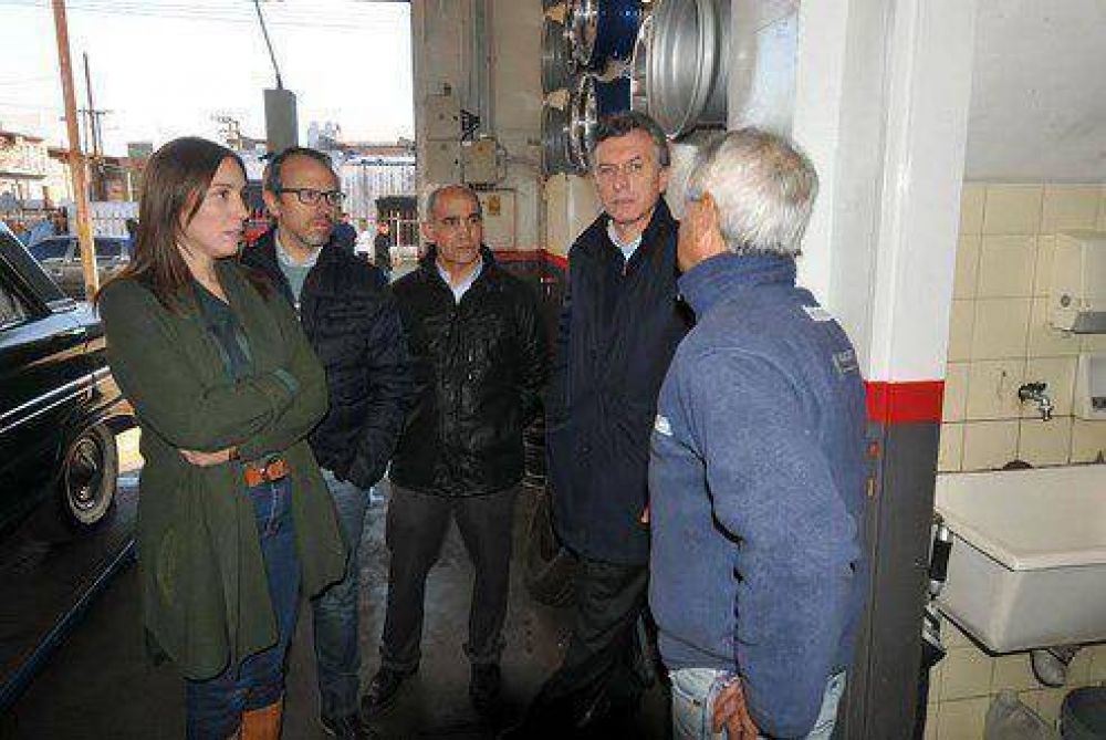 Macri timbre� en Tres de Febrero junto a Vidal y Valenzuela