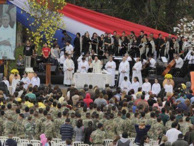 Misa en guaran� este s�bado en el Ba�ado Norte