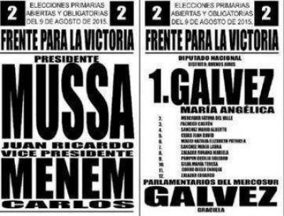 Candidato bajado quiere las PASO con Scioli