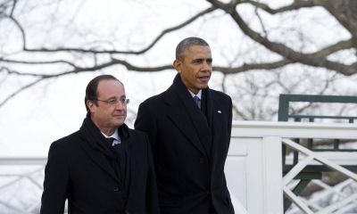 Obama reiter� a Hollande su compromiso de terminar con pr�cticas de espionaje