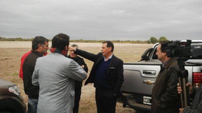 El intendente Ponce visit� las obras en La Amalia