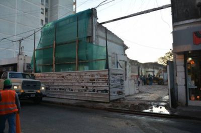 Banco Hipotecario: siguen los trabajos