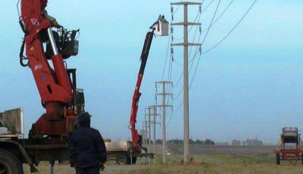 Megaobra el�ctrica: �estamos con un avance del 60% en todo el distrito� 