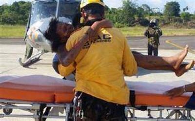 Final feliz en la selva: una mujer y su bebe sobreviven a una tragedia