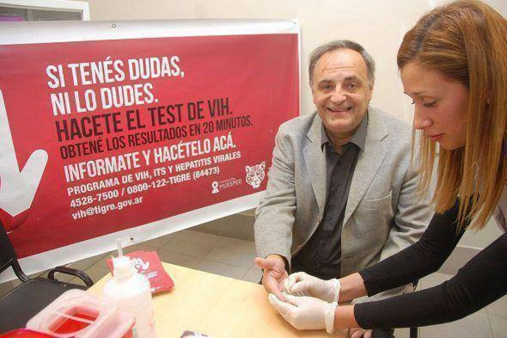 El Municipio de Tigre promueve realizarse el Test de VIH en 20 minutos