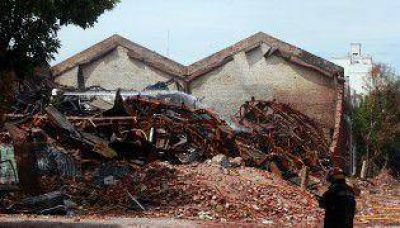 El FPV quiere expropiar el predio incendiado de Iron Mountain