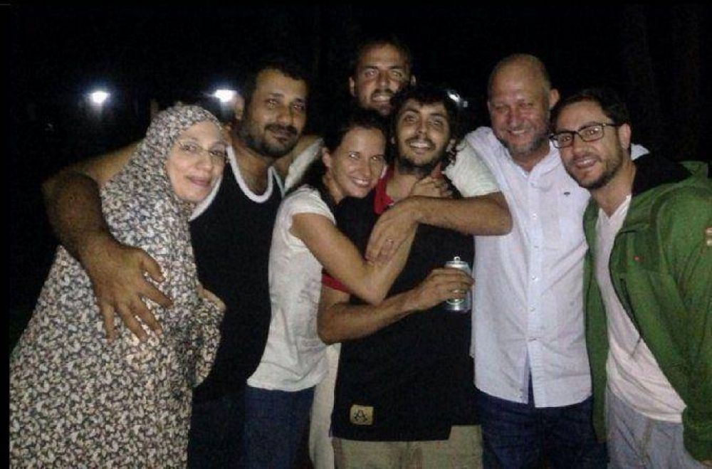 El argentino liberado ya se reencontr� con su familia