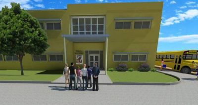 Avanzan las obras de la Escuela San Roque