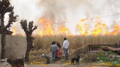 Dos sat�lites de la NASA muestran la quema en campos tucumanos