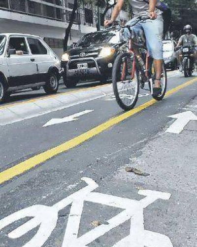 Informan sobre el avance de obra de las ciclov�as en la Ciudad de Salta