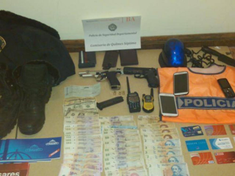 Detuvieron a falsos polic�as que intentaron cometer una entradera