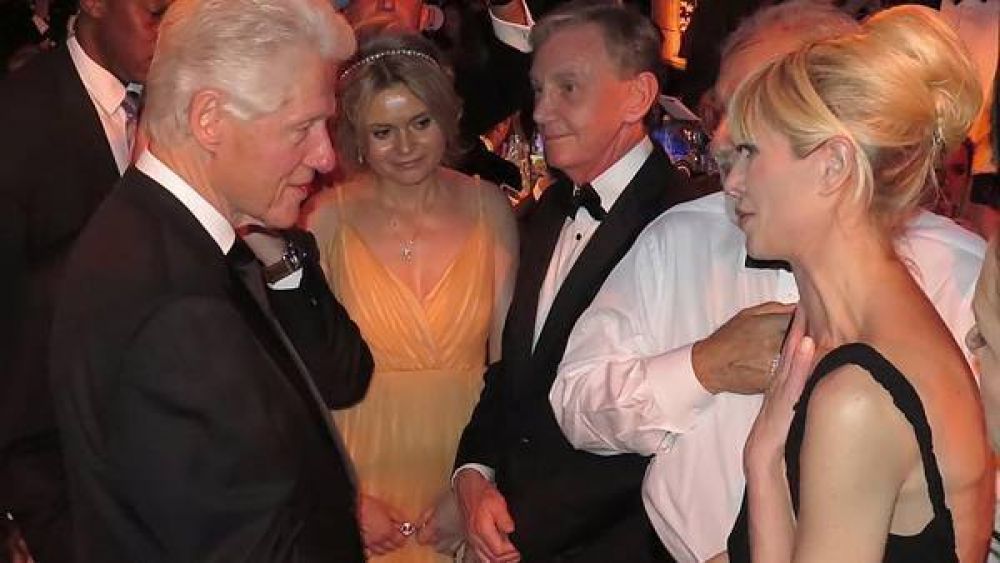 La foto de Rabolini con Clinton en plena campaa