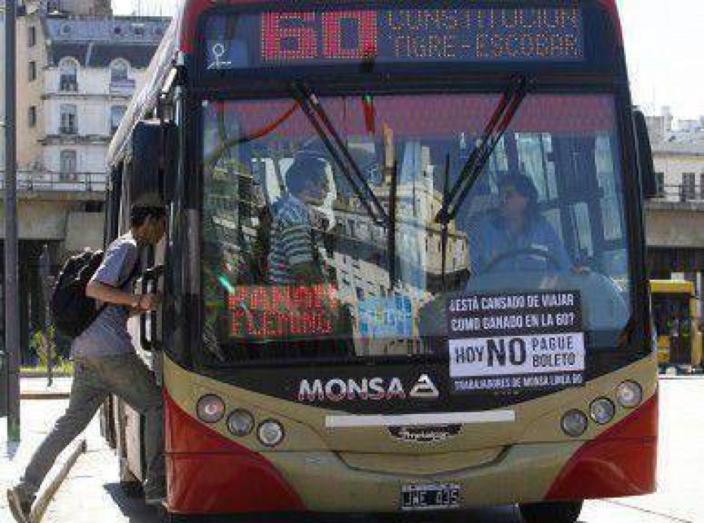 Colectivos: No funciona la l�nea 60