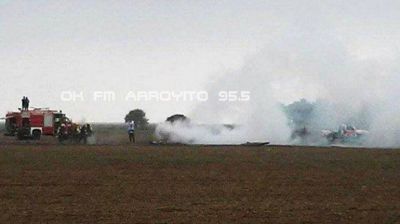 Cay� un avi�n de la Fuerza A�rea en C�rdoba: dos muertos
