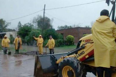 El municipio activ� un importante plan de contingencia en distintos barrios