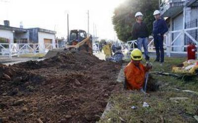 Zabaleta intensifica la campa�a y supervis� obras cloacales