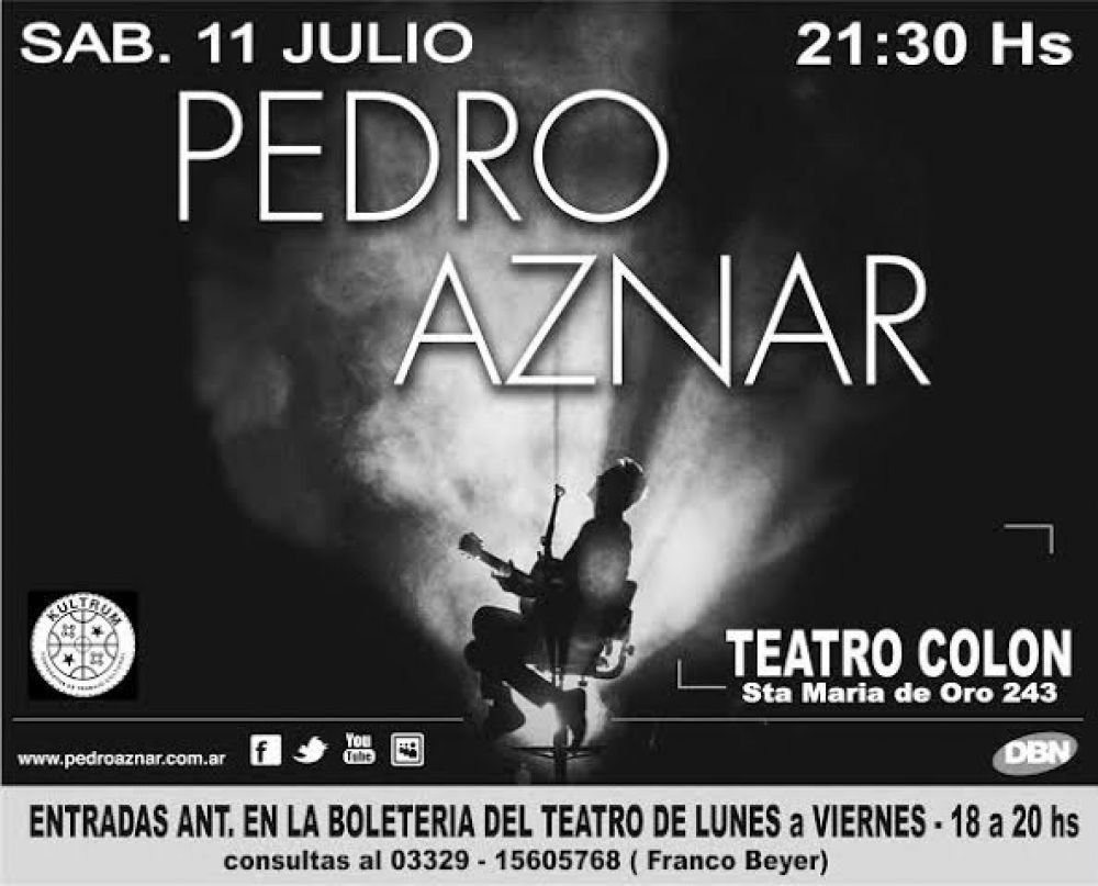Pedro Aznar en Baradero