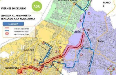 Presentan mapeo de tr�nsito para los d�as de visita de Francisco