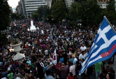 Masiva manifestaci�n para rechazar un rescate financiero