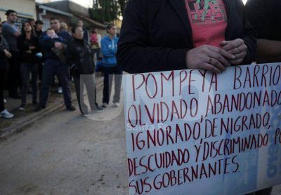 Pompeya alz� su voz y sali� a la avenida Gorriti para reclamar por m�s seguridad para el barrio