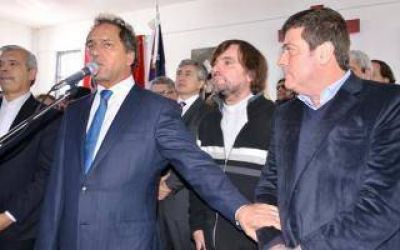 Mariotto junto a Scioli en un acto en San Mart�n