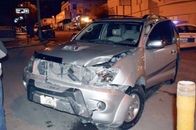 Choc� con una Toyota que hab�a sacado de una agencia para probarla