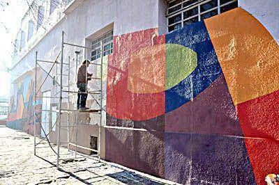 Intervenciones art�sticas en una f�brica recuperada